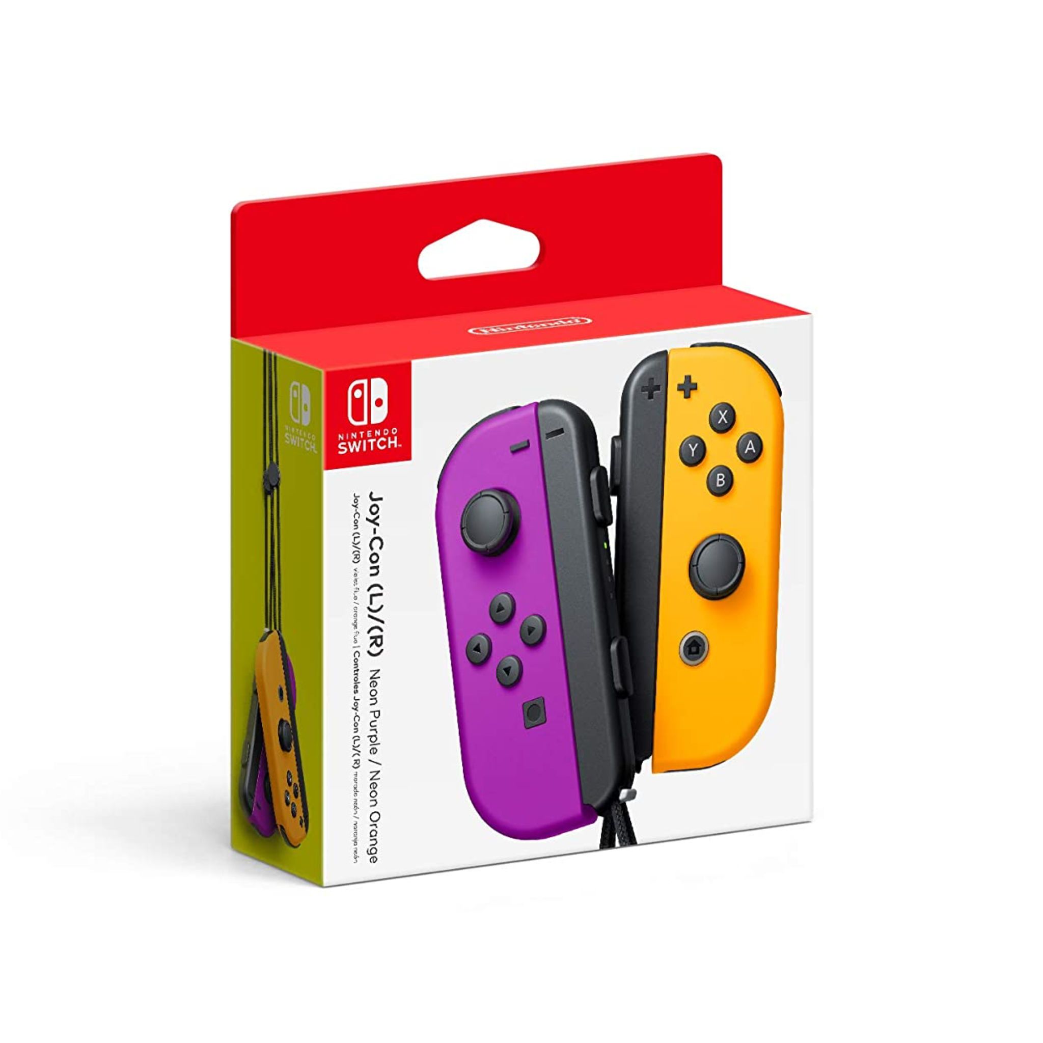  Tay Cầm Nintendo Joy-Con (L/R) - Neon Purple/Neon Orange 