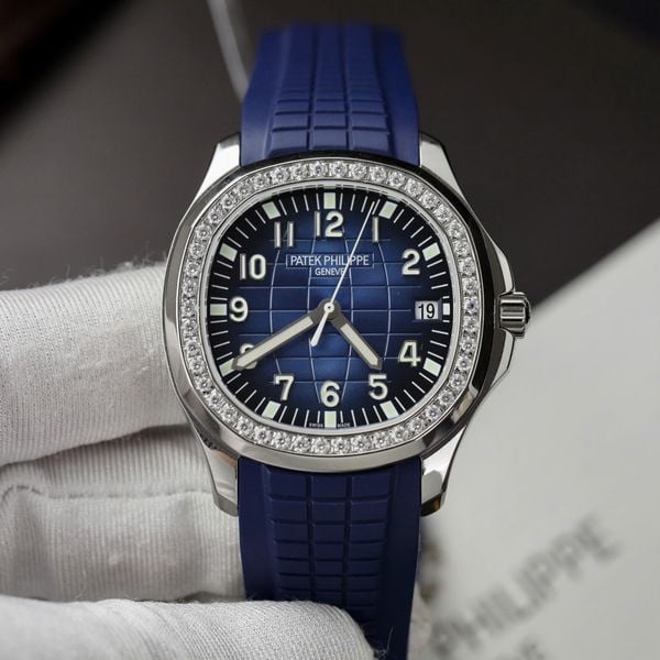 Blue Dial Patek Aquanaut List Price Patek Philippe Aquanaut White