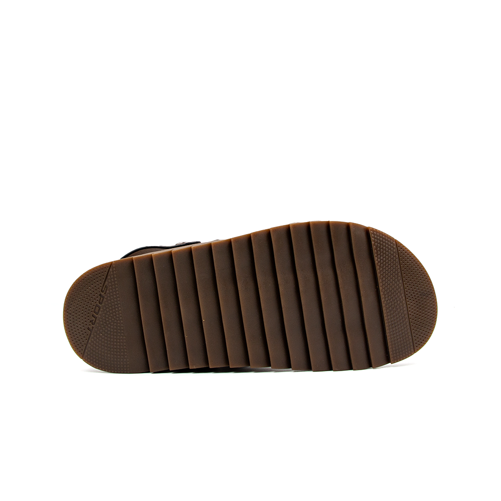 Sandal Tomoyo Da Bò Thật Đế Rãnh Chống Trượt TMS30103