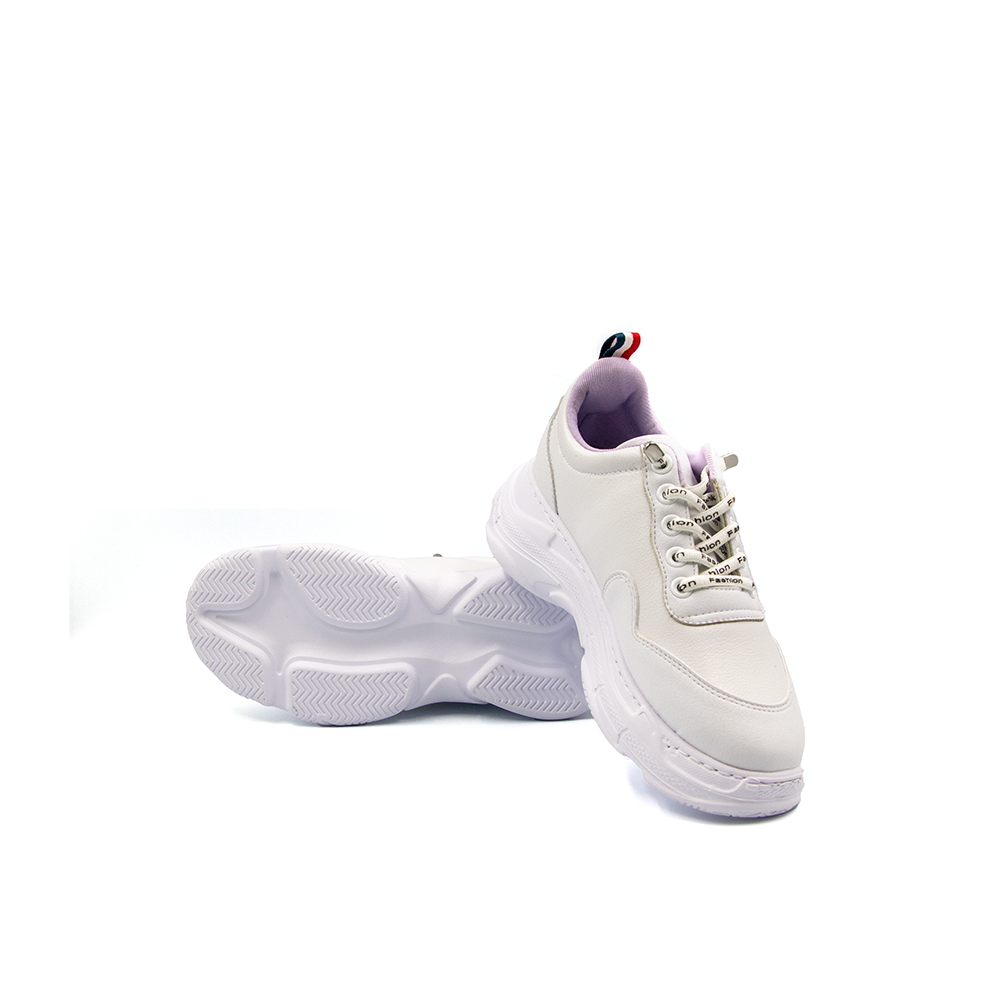 Giày Sneaker Đế Cao 7cm Da Microfiber Siêu Nhẹ Tomoyo TMW31407