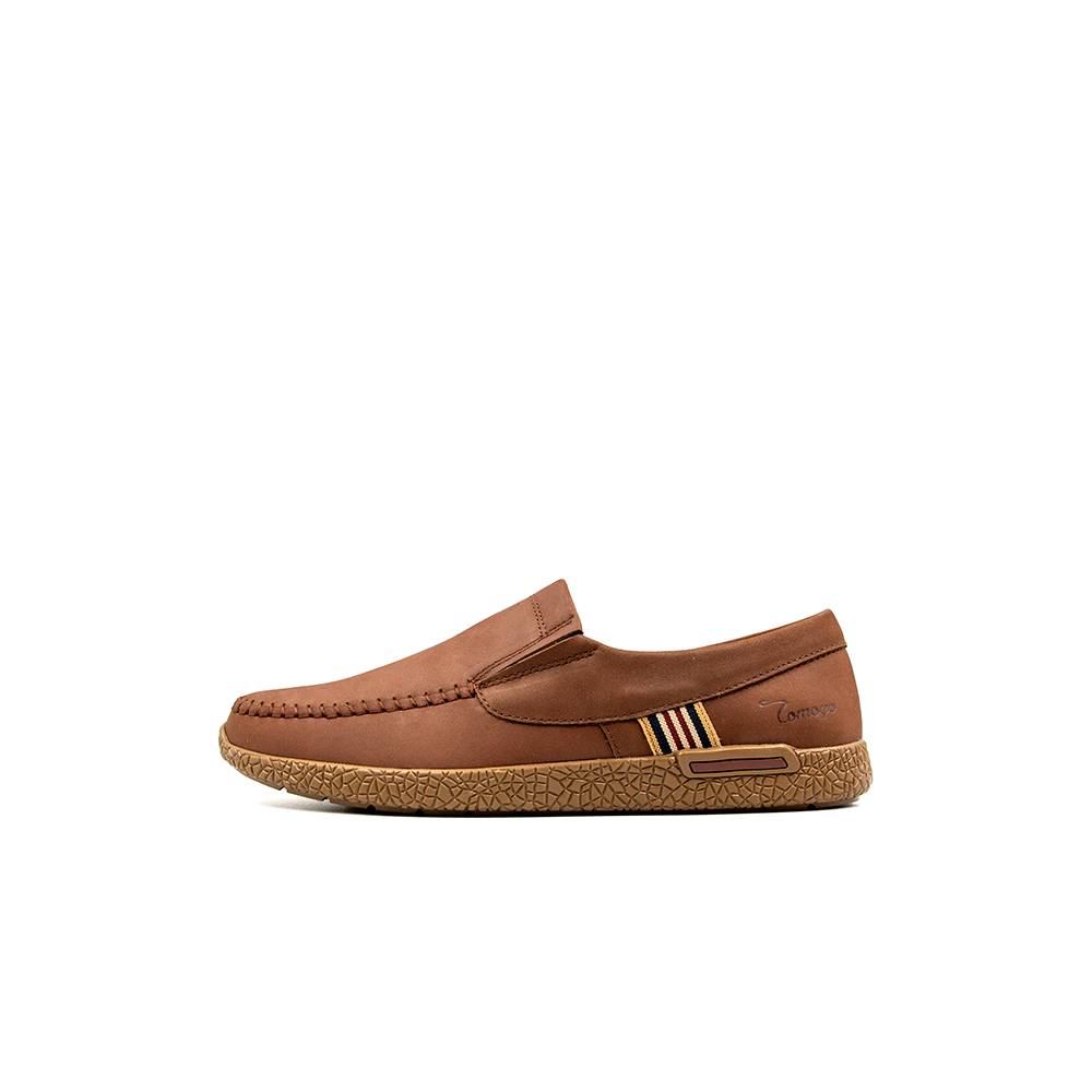 Giày Lười Nam Da Nubuck Tomoyo TMN08108