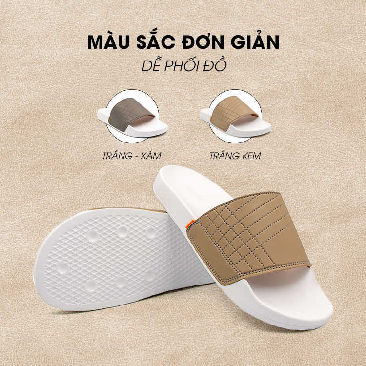 Tomoyo Dép Quai Ngang Da Microfiber Siêu Nhẹ TMD31509