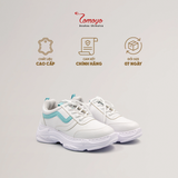  Giày Sneaker Nữ Đế Cao 7cm Da Microfiber Siêu Nhẹ Tomoyo TMW31604 