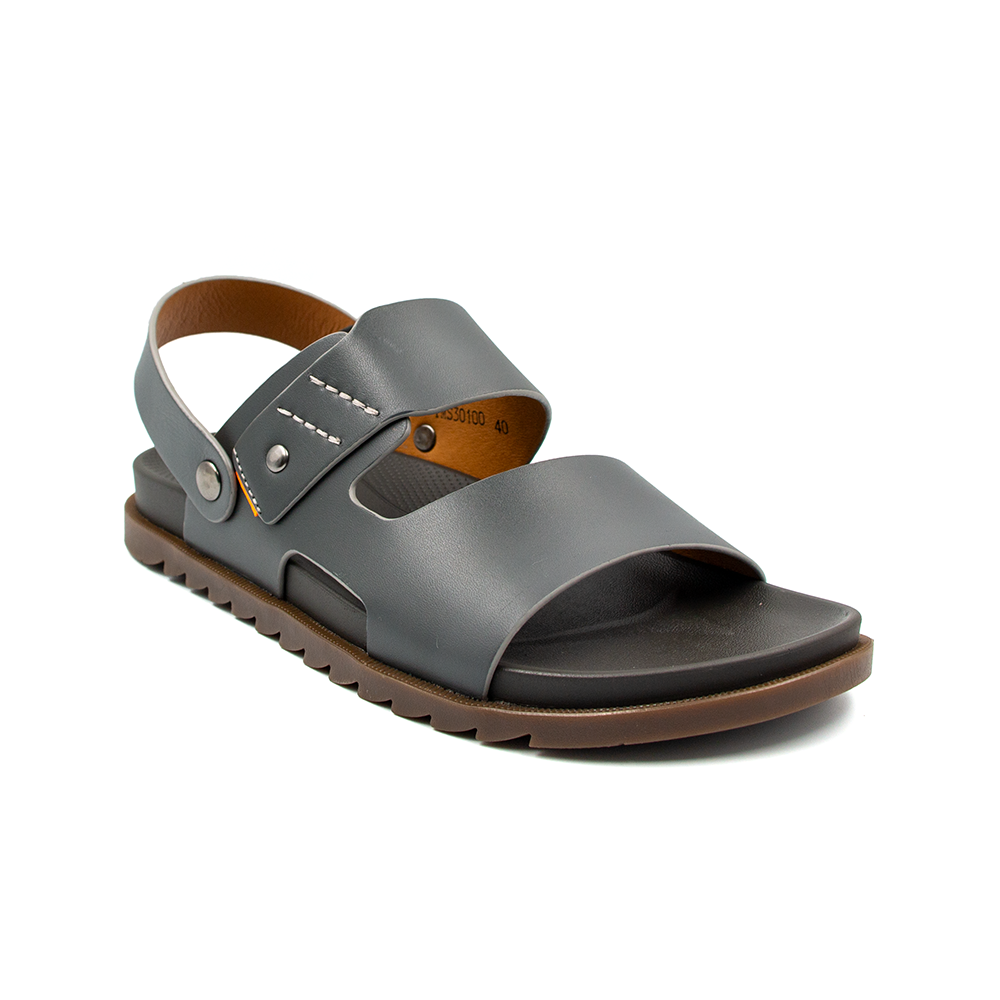 Sandal Tomoyo Da Bò Thật Đế Rãnh Chống Trượt TMS30100