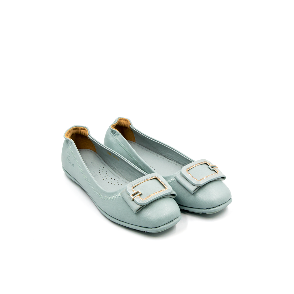 Giày Nữ Búp Bê Da MicroFiber Siêu Nhẹ Tomoyo TMW31804