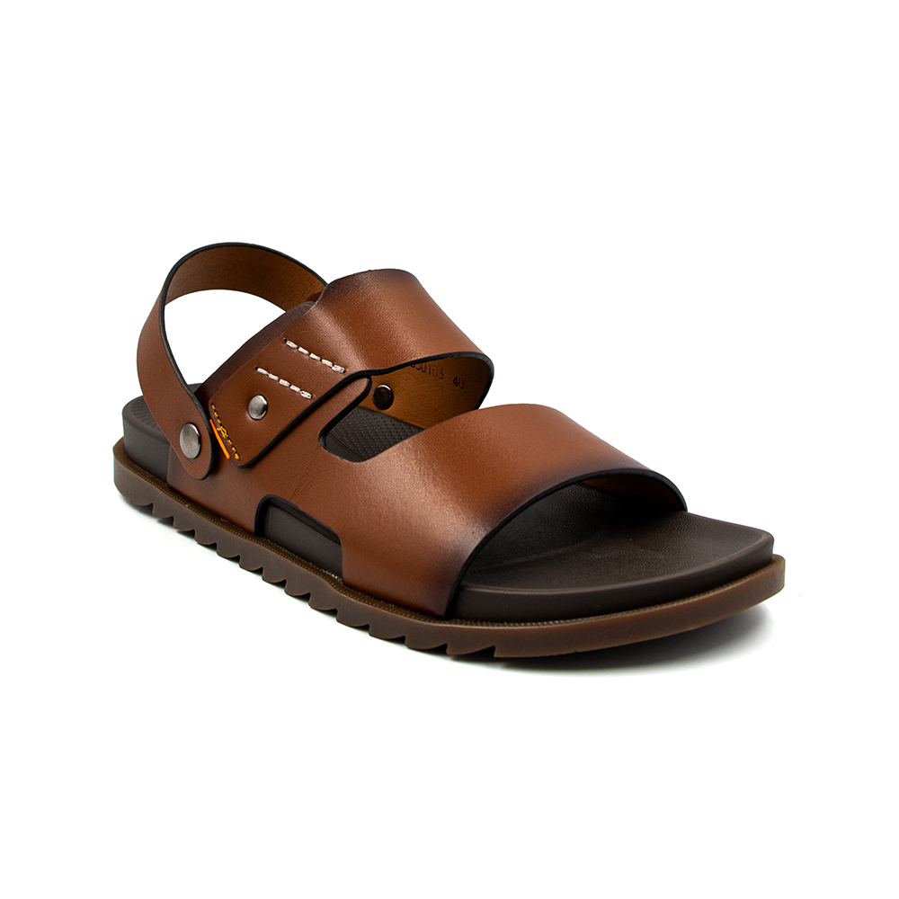 Sandal Tomoyo Da Bò Thật Đế Rãnh Chống Trượt TMS30103