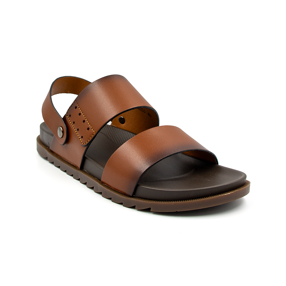 Sandal Tomoyo Da Bò Thật Đế Rãnh Chống Trượt TMS30203