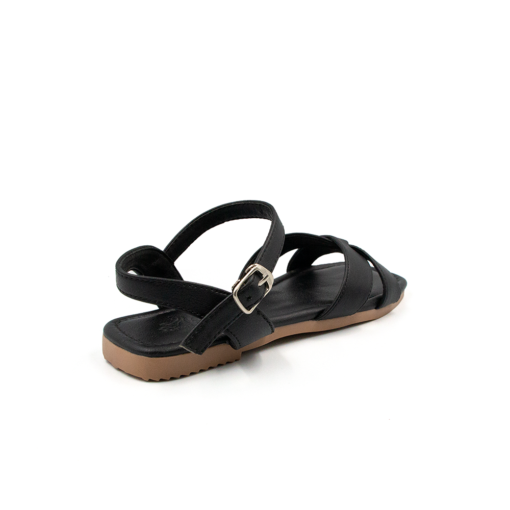 Sandal Dép Nữ Quai Chéo Da Microfiber TMW32701