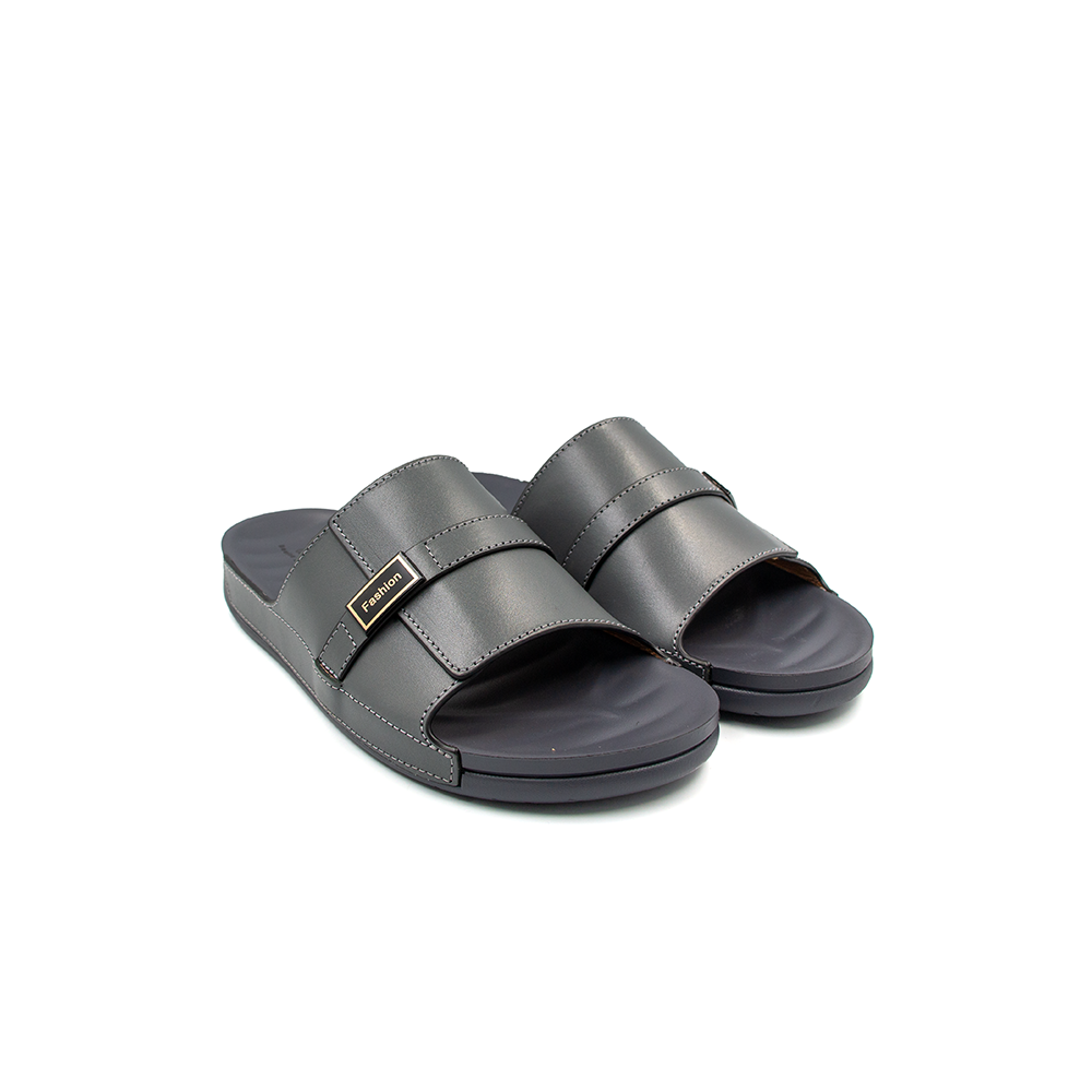 Dép Quai Ngang Nam Da Bò Nappa Cao Cấp Tomoyo TMD30504