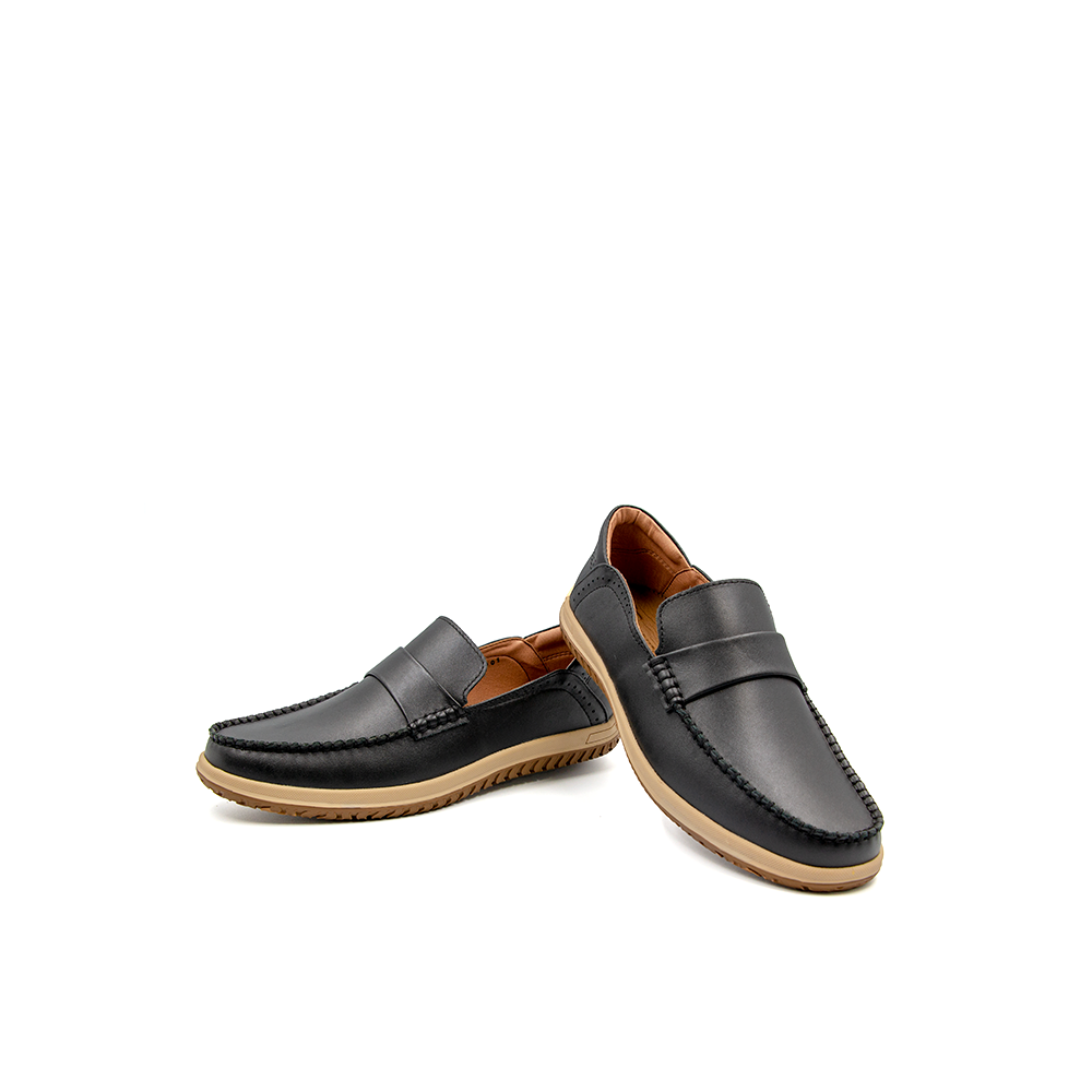 Giày Lười Nam Da Bò Thật Tomoyo TMN23001