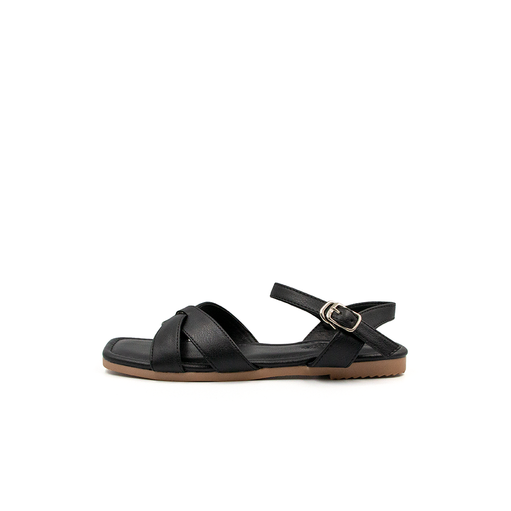 Sandal Dép Nữ Quai Chéo Da Microfiber TMW32701