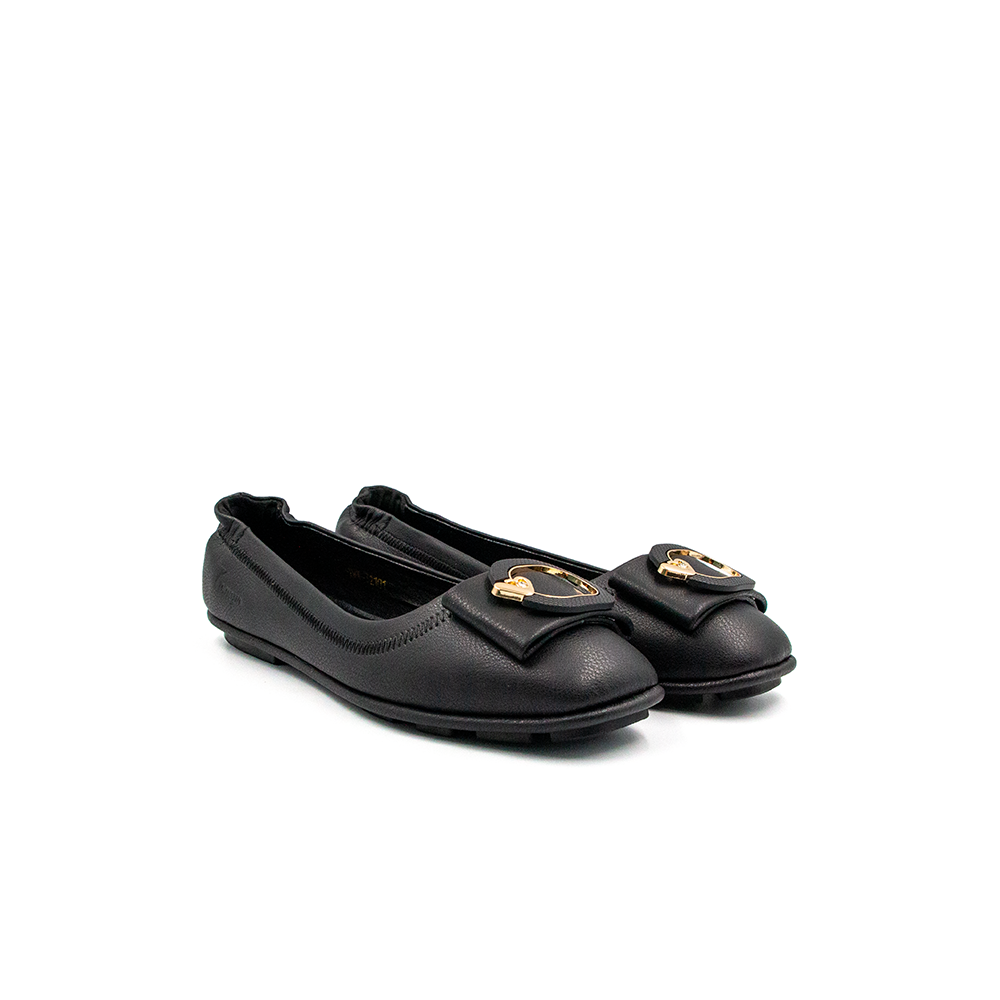 Giày Búp Bê Phối Khoá Da Micro Siêu Nhẹ Tomoyo TMW32101