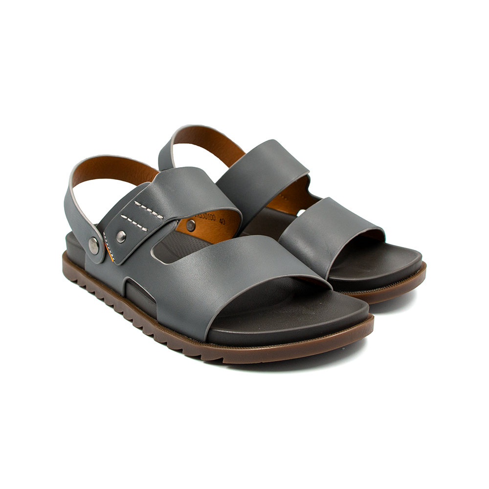Sandal Tomoyo Da Bò Thật Đế Rãnh Chống Trượt TMS30100