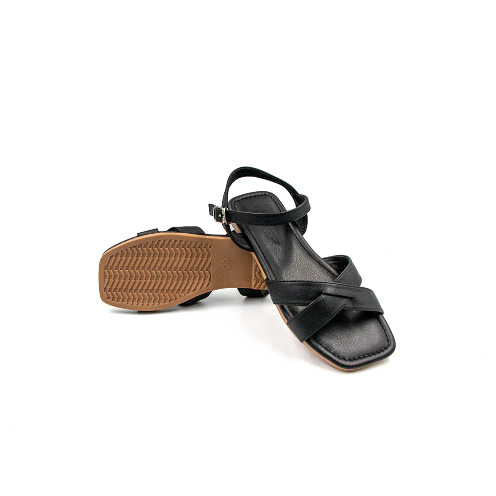Sandal Dép Nữ Quai Chéo Da Microfiber TMW32701