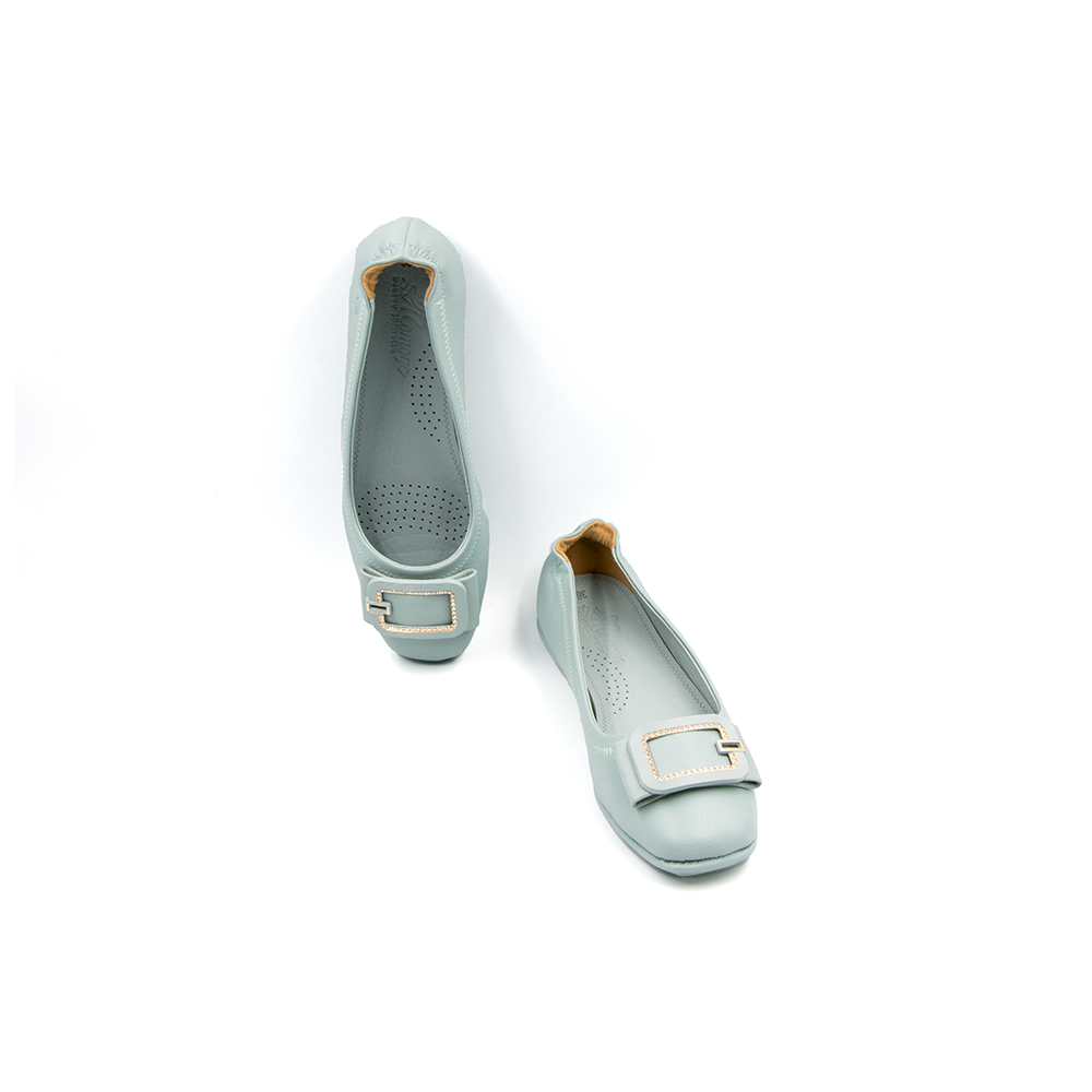 Giày Nữ Búp Bê Da MicroFiber Siêu Nhẹ Tomoyo TMW31804