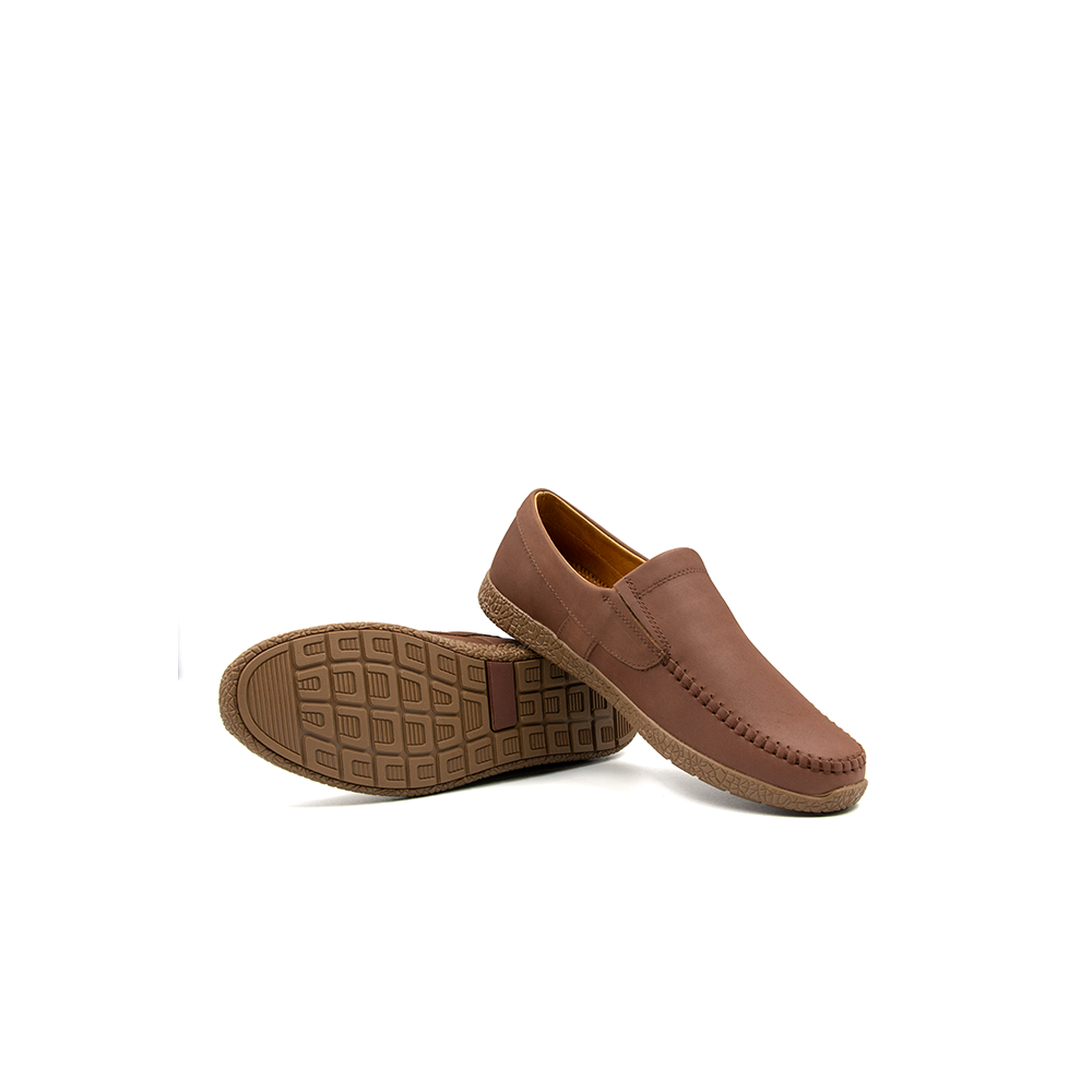 Giày Lười Nam Da Nubuck Tomoyo TMN08108