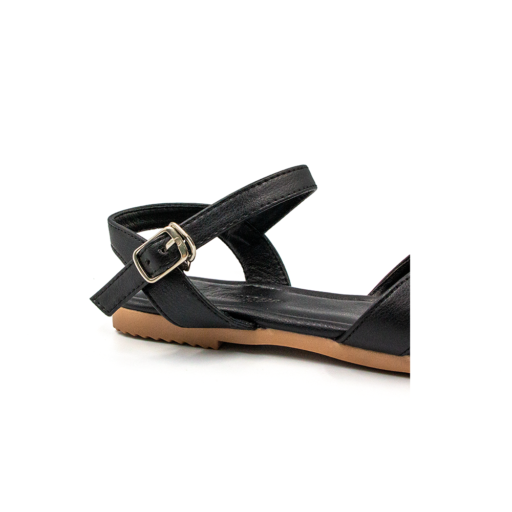 Sandal Dép Nữ Quai Chéo Da Microfiber TMW32701