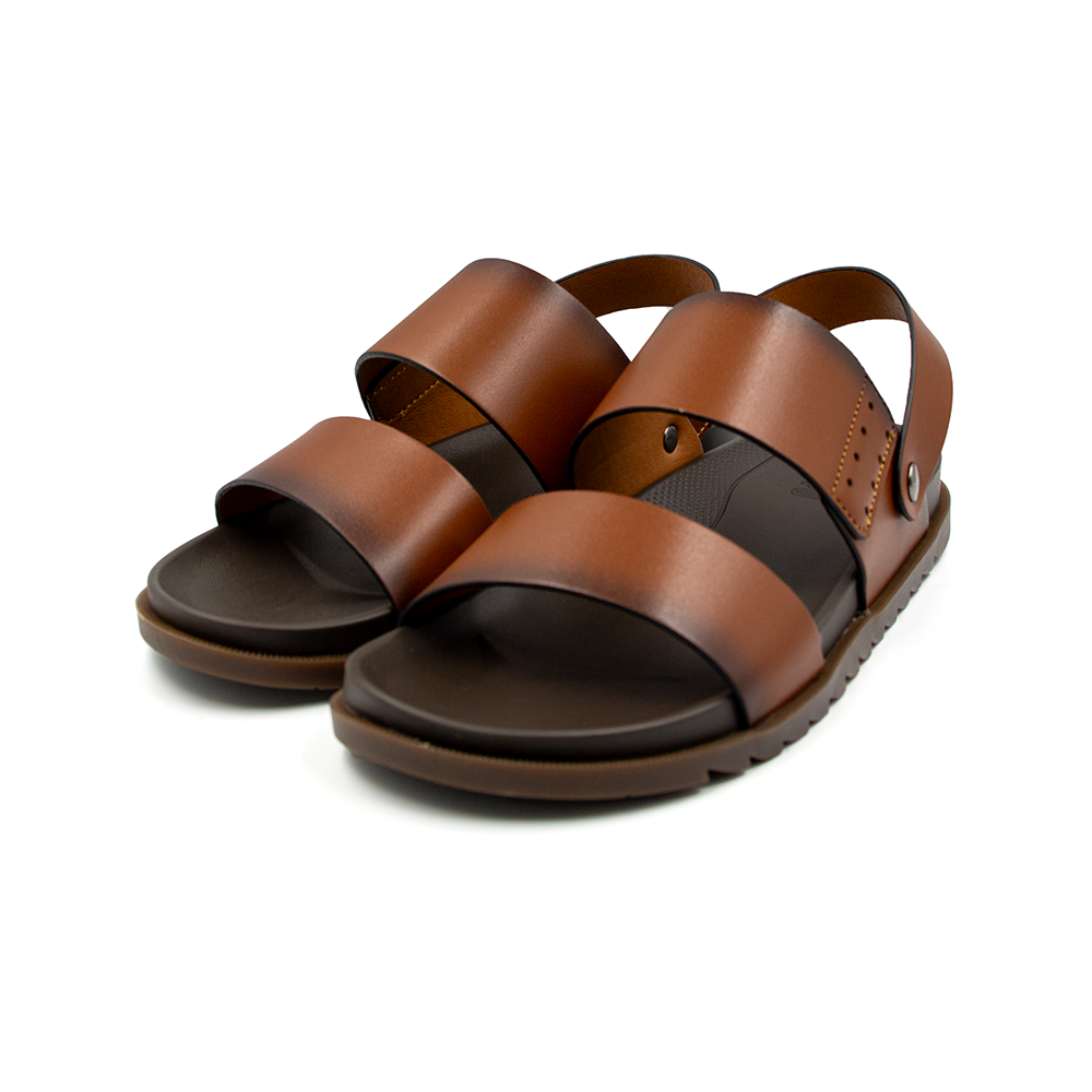 Sandal Tomoyo Da Bò Thật Đế Rãnh Chống Trượt TMS30203