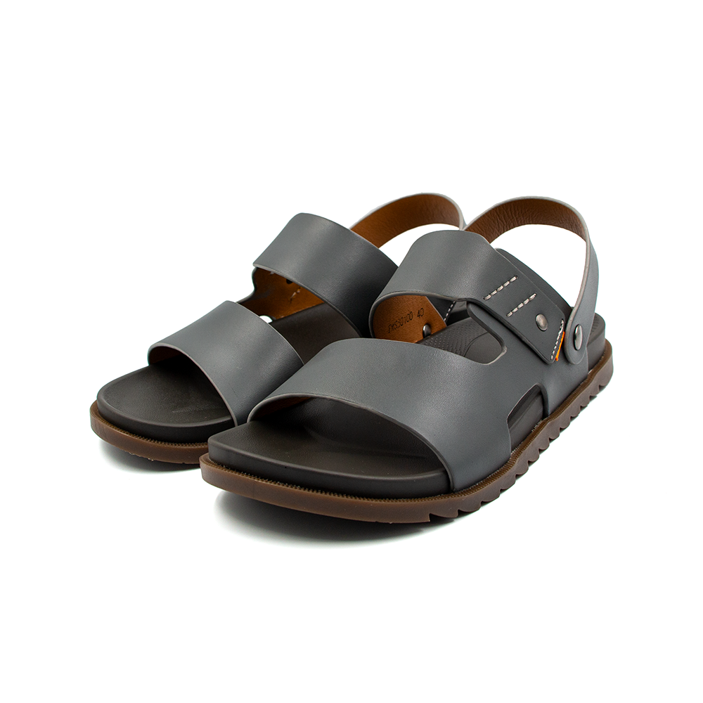 Sandal Tomoyo Da Bò Thật Đế Rãnh Chống Trượt TMS30100