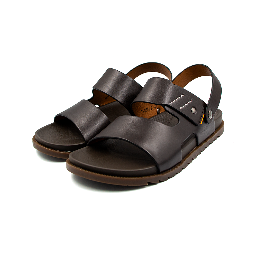 Sandal Tomoyo Da Bò Thật Đế Rãnh Chống Trượt TMS30102