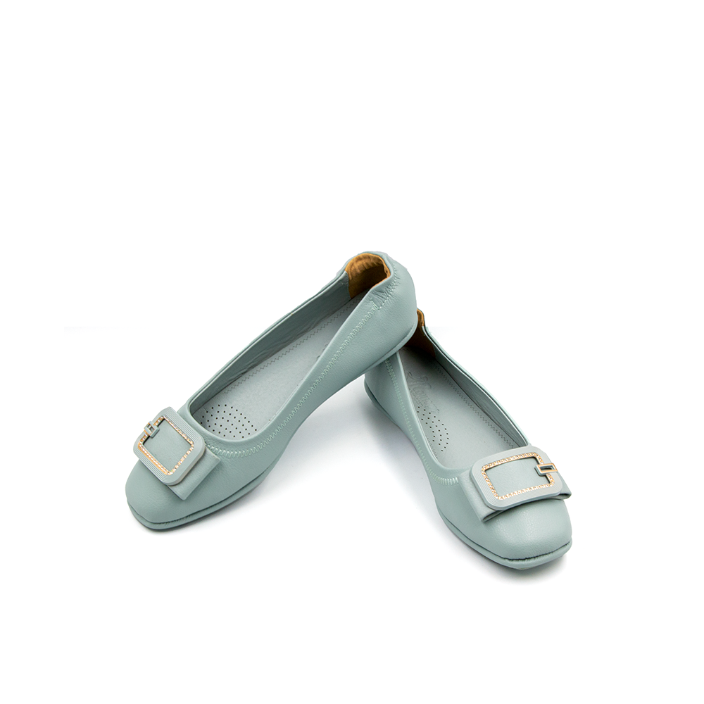 Giày Nữ Búp Bê Da MicroFiber Siêu Nhẹ Tomoyo TMW31804