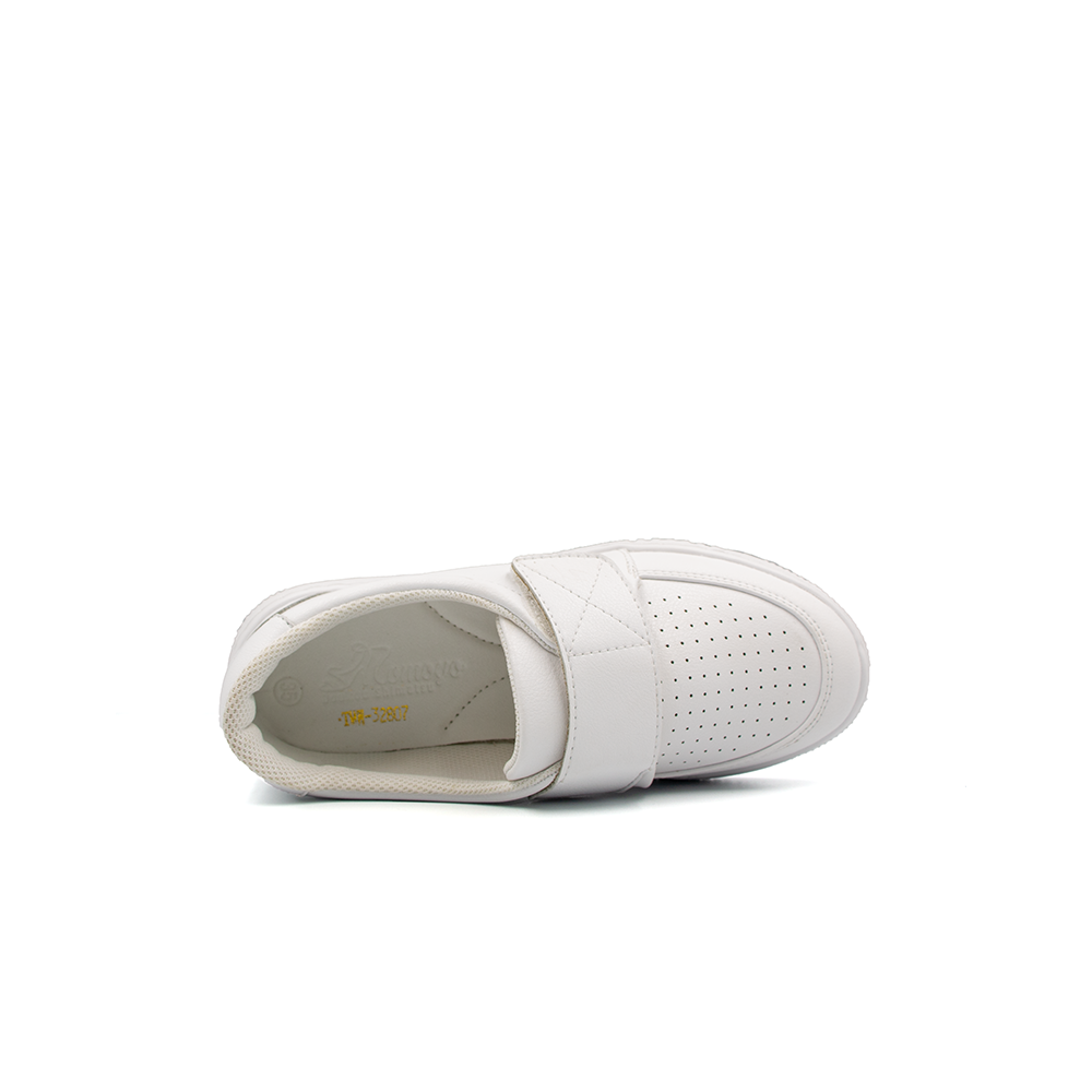 Giày Sneaker Nữ TOMOYO Da Microfiber Quai Dán TMW32807