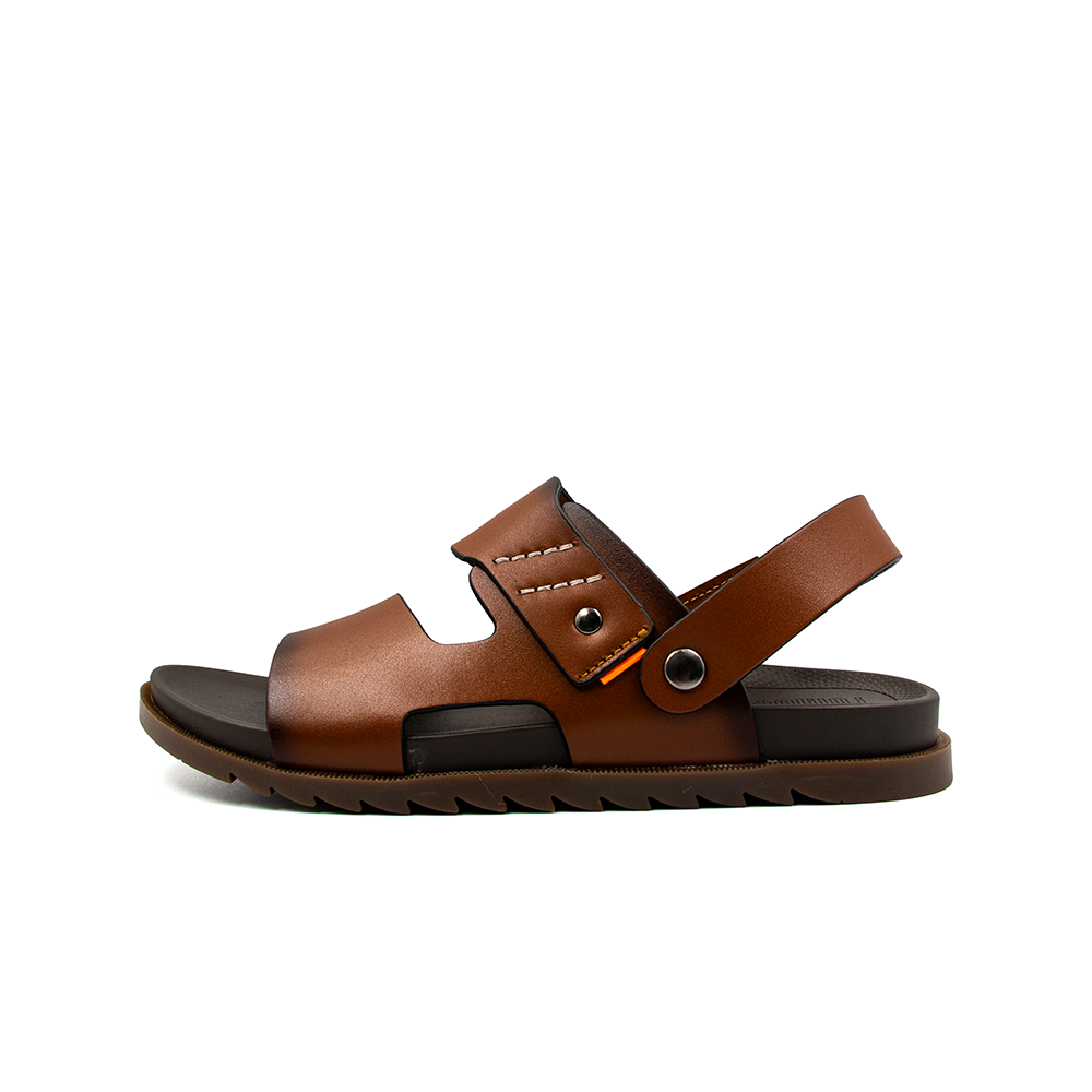 Sandal Tomoyo Da Bò Thật Đế Rãnh Chống Trượt TMS30103
