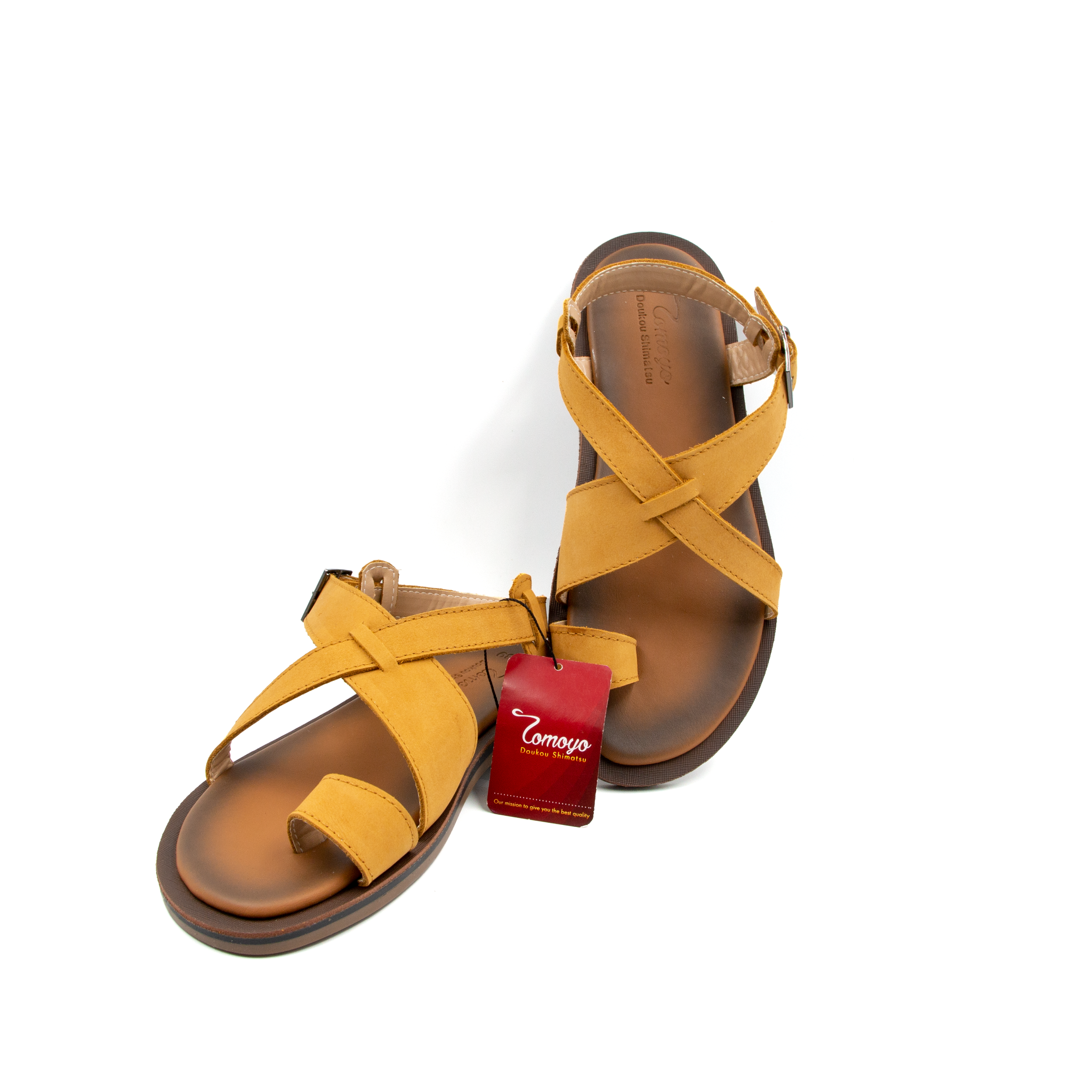 Dép Sandal Nam Da Bò Cao Cấp Tomoyo TMS10203