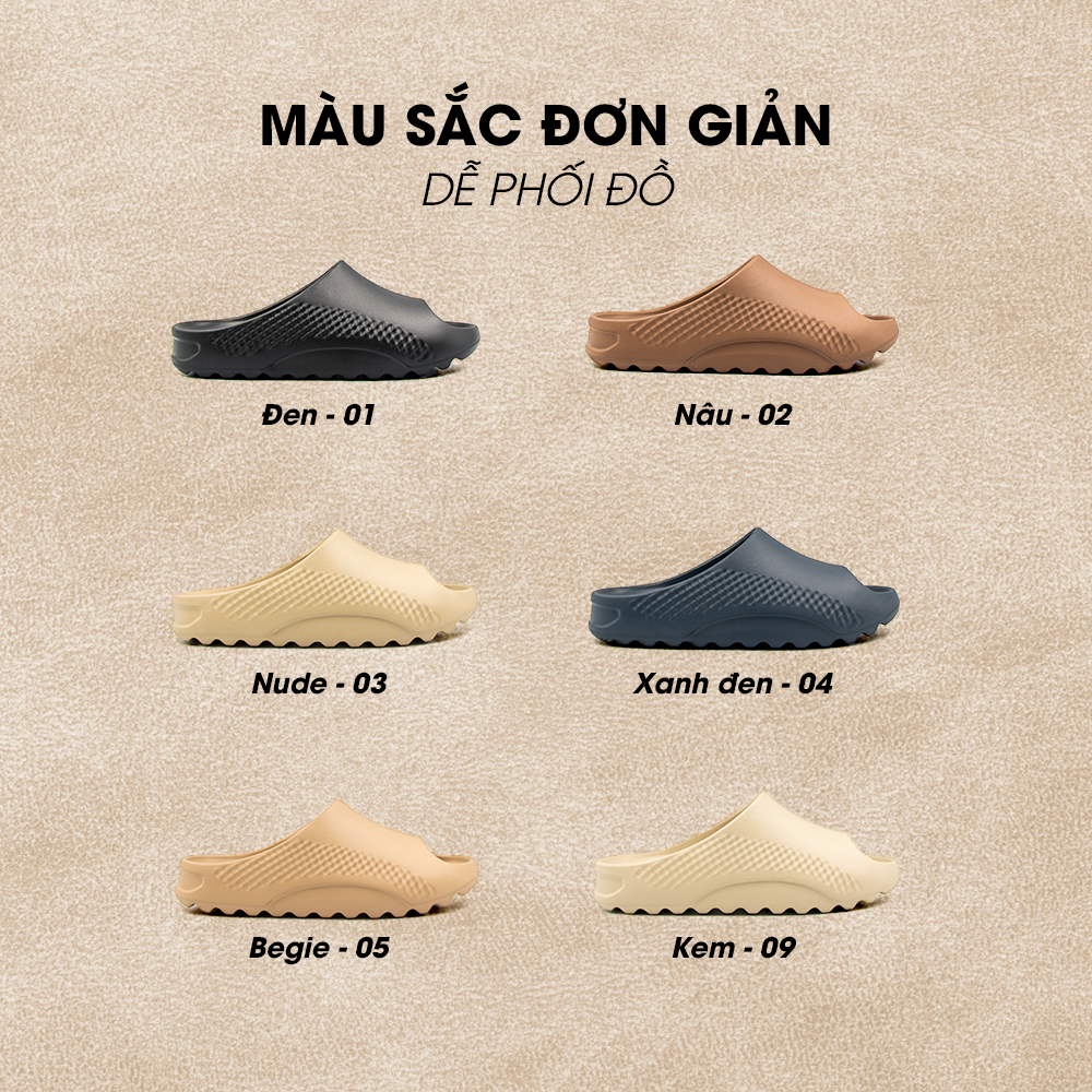 Dép Quai Ngang Đế Dày Mềm Chống Trượt Thời Trang Cho Nam