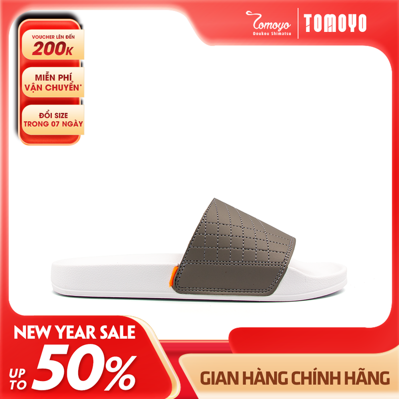 Tomoyo Dép Quai Ngang Da Microfiber Siêu Nhẹ TMD31504