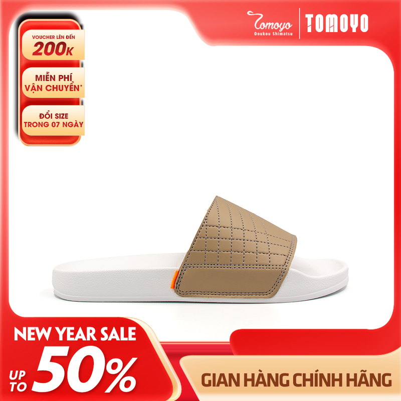 Tomoyo Dép Quai Ngang Da Microfiber Siêu Nhẹ TMD31509