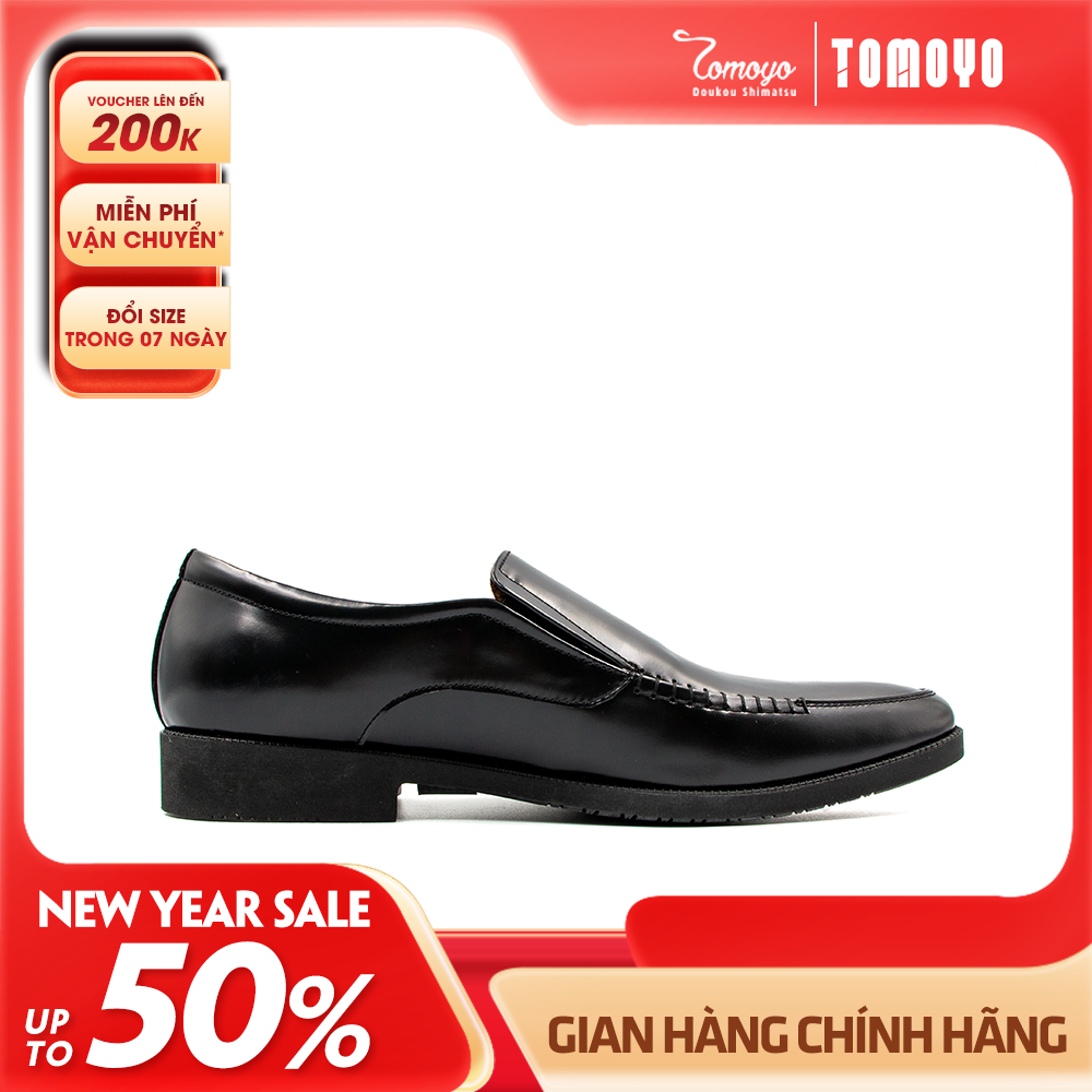 Giày Tây Nam Không Dây Tomoyo TMN03601