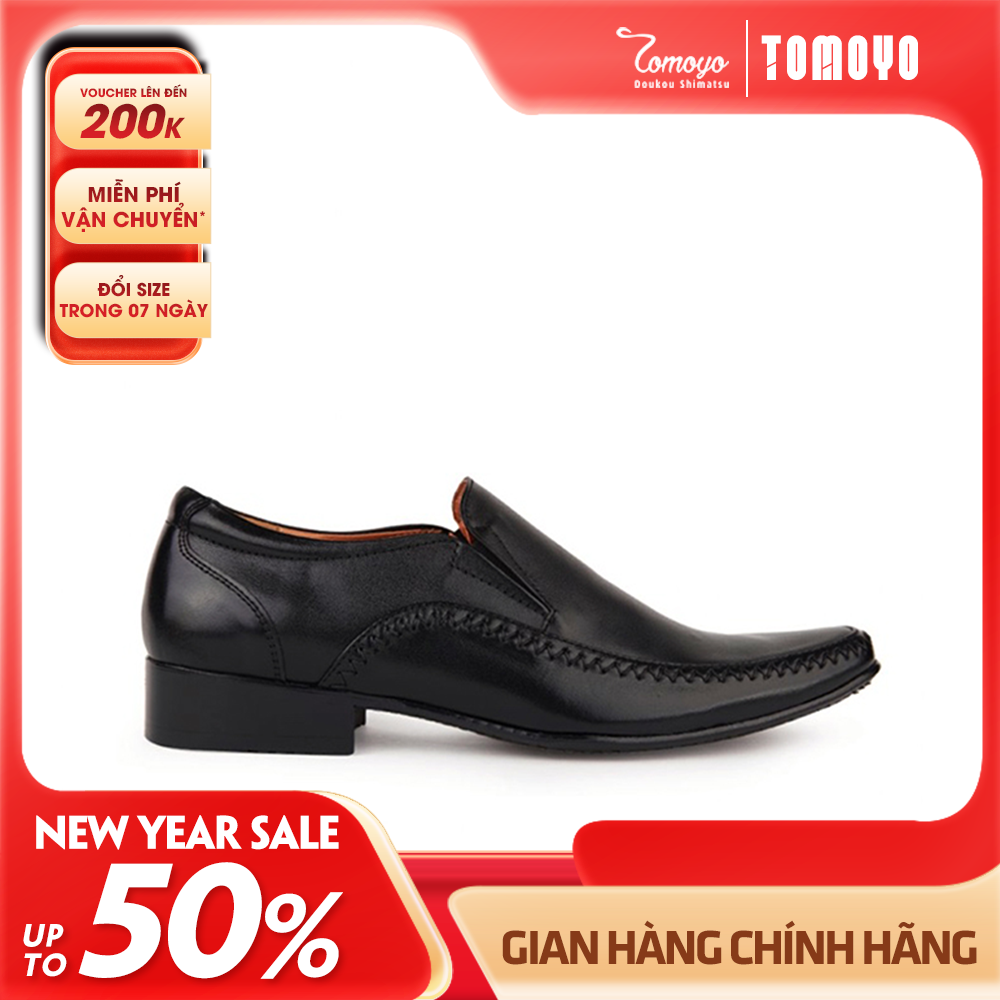Giày Tây Nam Không Dây Tomoyo TMN07201