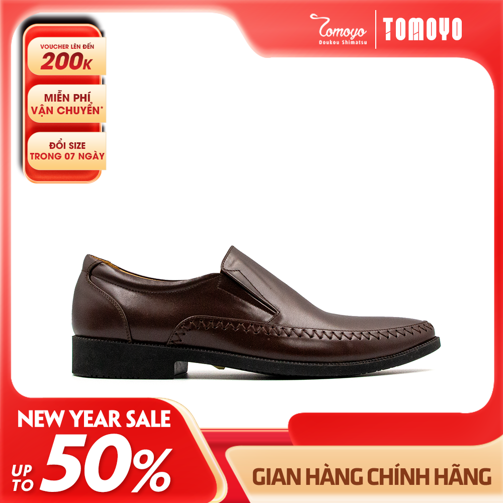 Giày Tây Nam Không Dây Tomoyo TMN07202