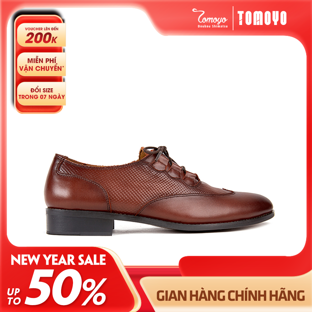 Giày Tây Nam Công Sở Da Bò Tomoyo TMN11602