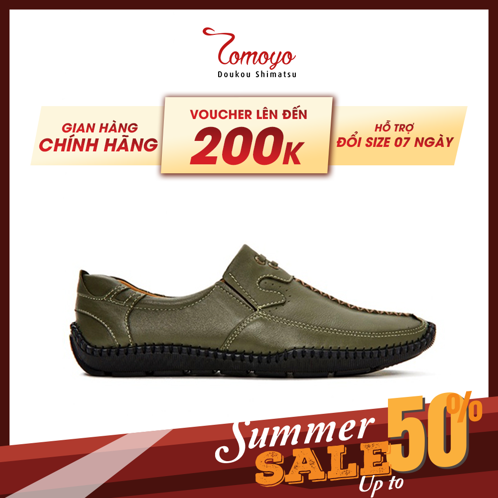 Giày Da Nam Đế May Siêu Êm Tomoyo TMN20908