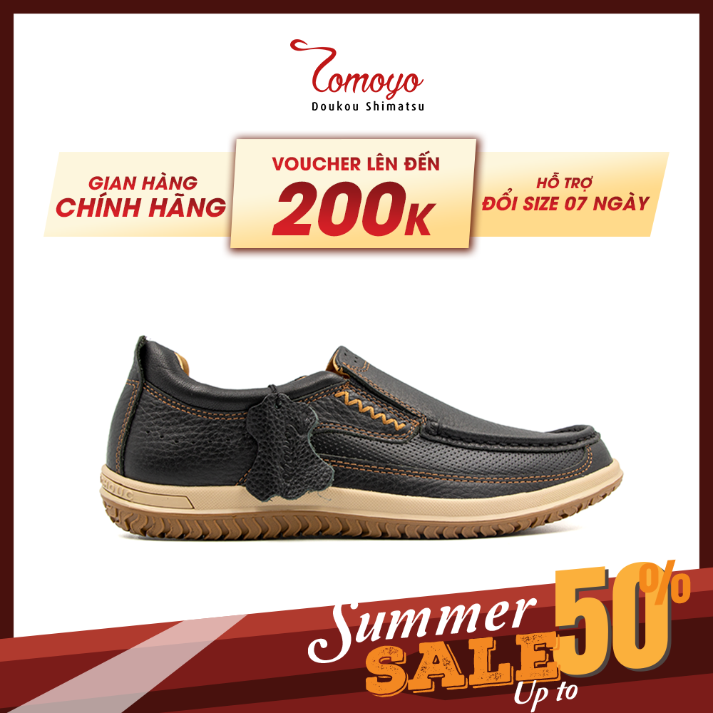 Giày Lười Nam Tomoyo Penny Loafer Da Nubuck TMN23101