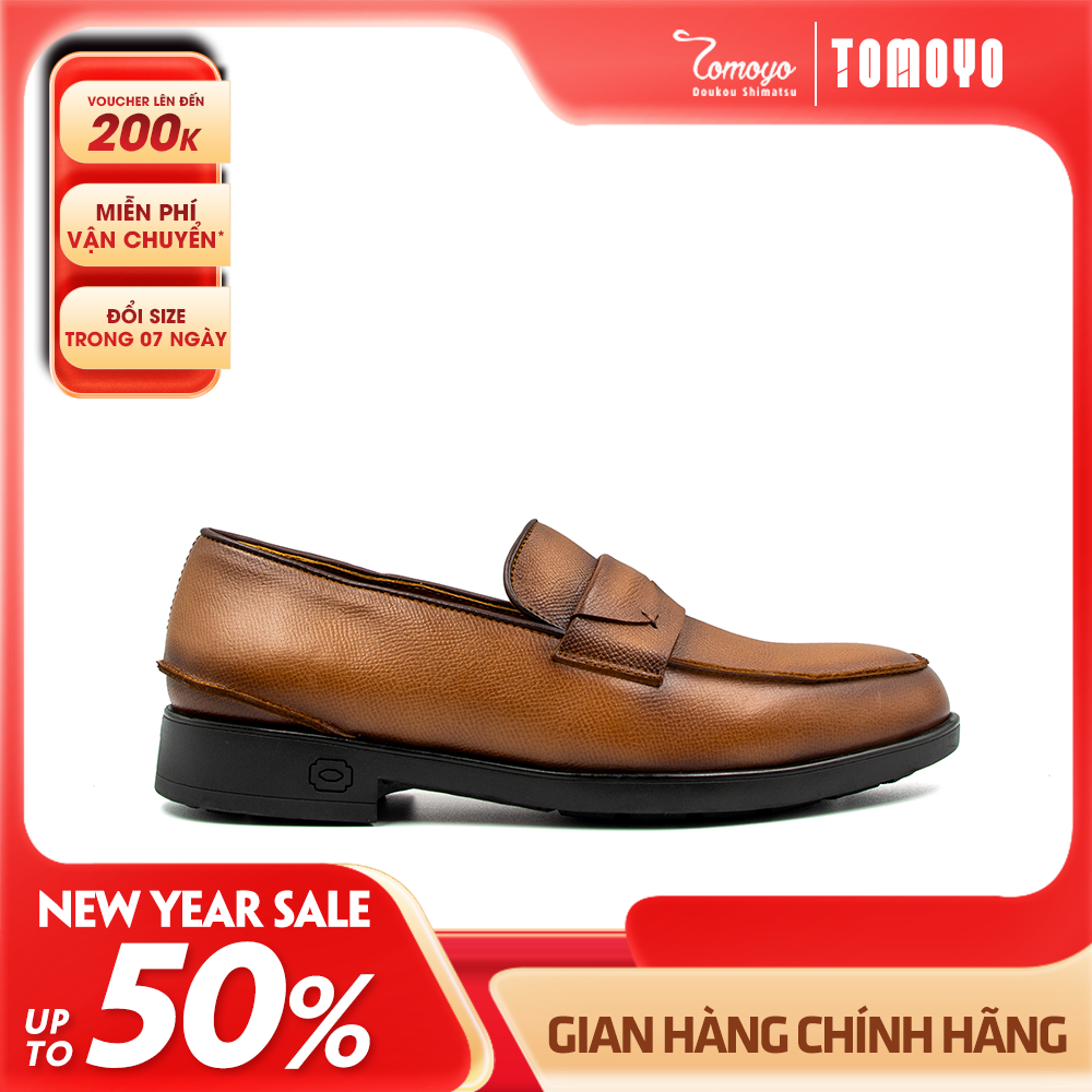 Giày Tây Nam Không Dây Loafer Tomoyo TMN24403
