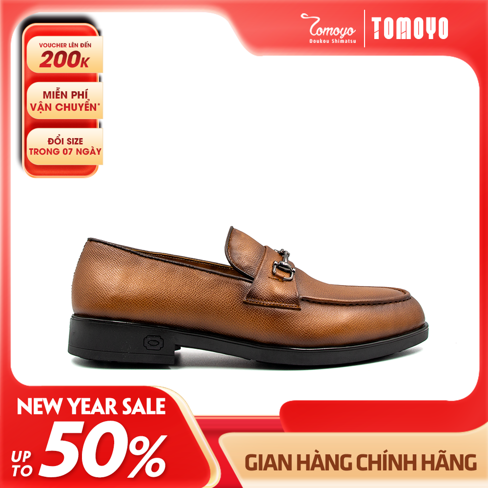 Giày Tây Nam Không Dây Loafer Tomoyo TMN24503