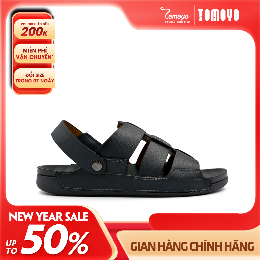 Dép Sandal Nam Da Bò Cao Cấp TMS30004