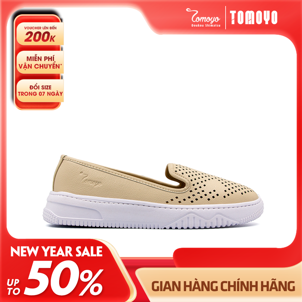 Giày Sneaker Nữ Tomoyo Da Microfiber