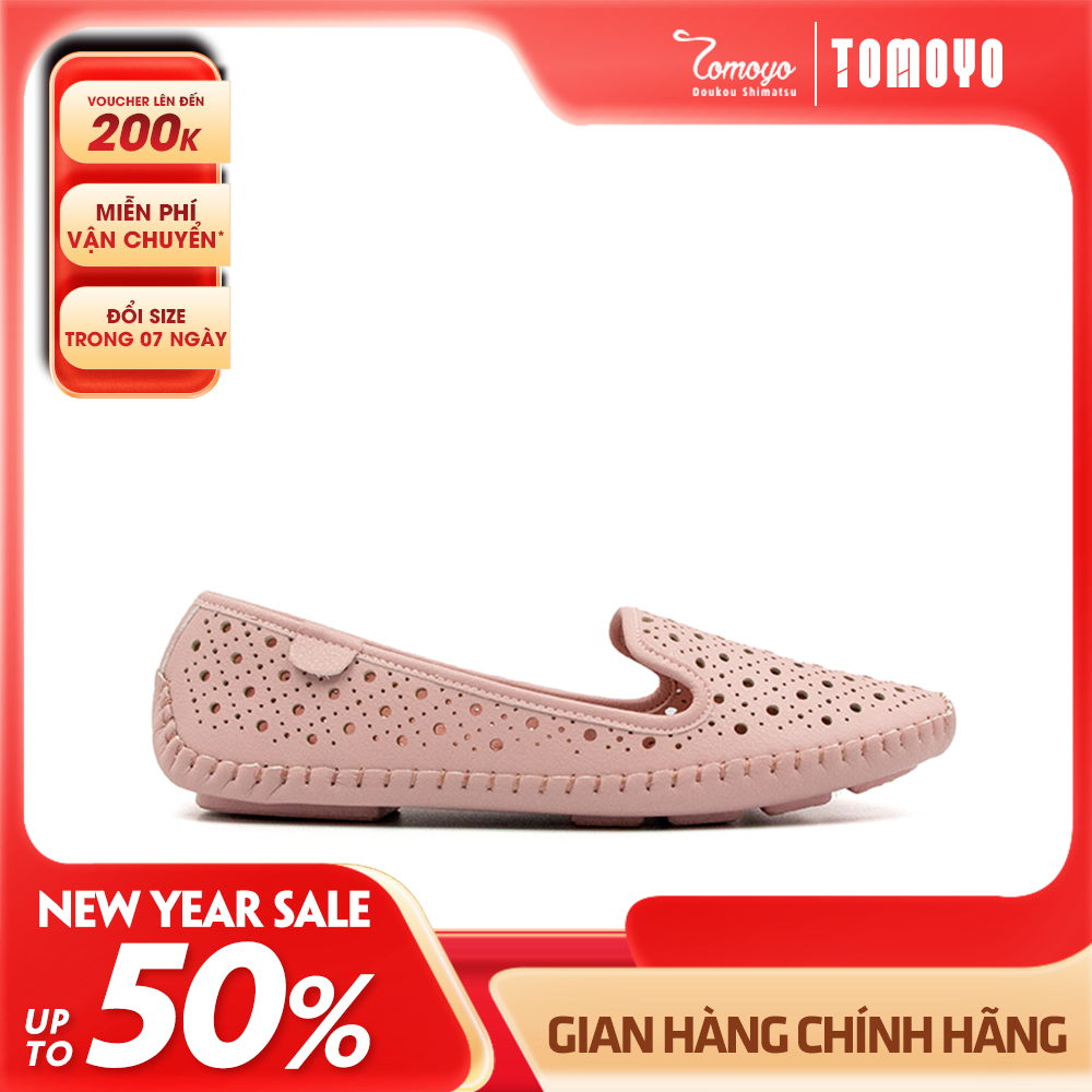 Giày Nữ Búp Bê Da MicroFiber Siêu Nhẹ Tomoyo TMW21408