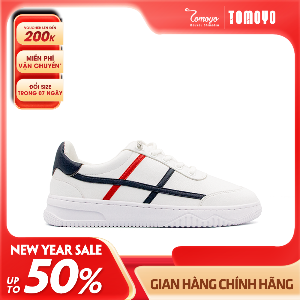 Giày Sneaker Nữ TOMOYO Da Microfiber