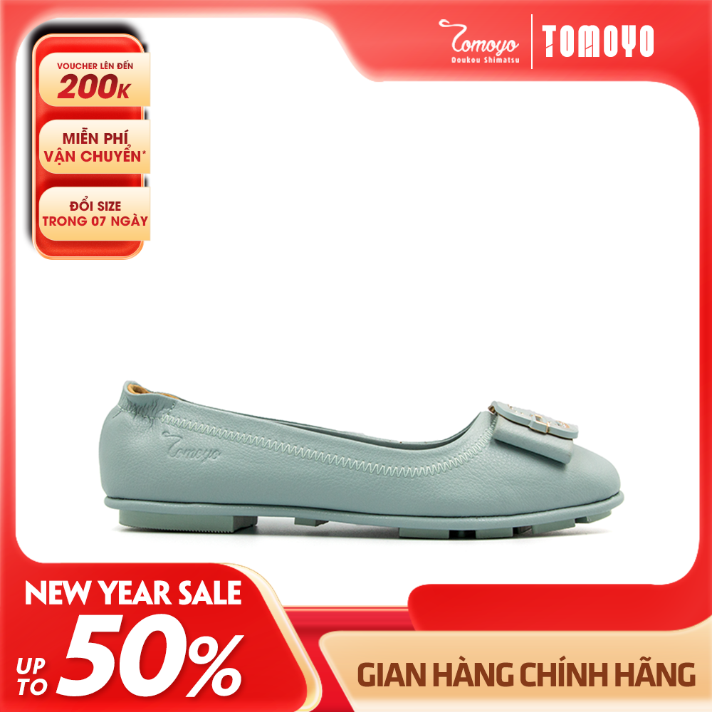 Giày Nữ Búp Bê Da MicroFiber Siêu Nhẹ Tomoyo TMW31804