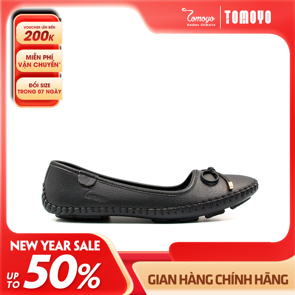 Giày Búp Bê Nữ Đính Nơ Tomoyo TMW32201