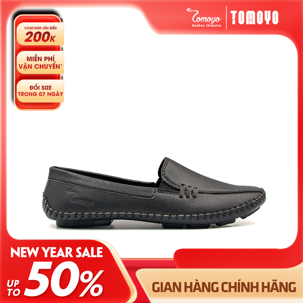Giày Búp Bê Phối Viền Da Micro Siêu Nhẹ TMW32401