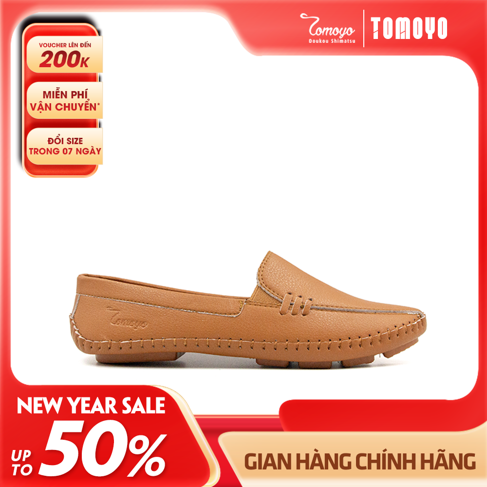 Giày Búp Bê Phối Viền Da Micro Siêu Nhẹ TMW32402