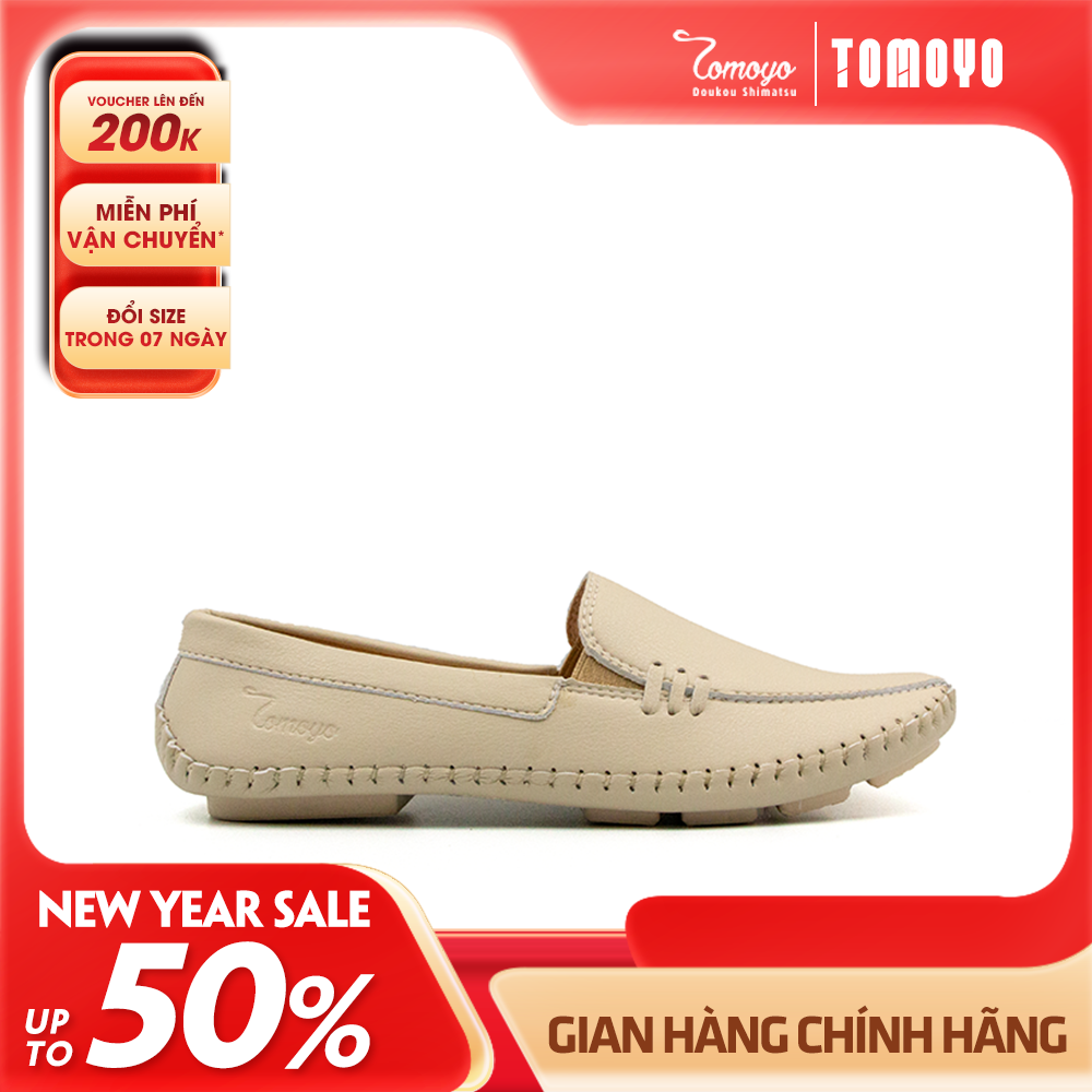 Giày Búp Bê Phối Viền Da Micro Siêu Nhẹ TMW32409
