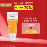  Sữa rửa mặt làm khỏe và phục hồi độ ẩm MURAD ESSENTIAL-C CLEANSER 60ml (T12/2023) 