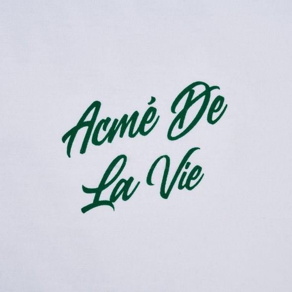1322 - HÀNG CHÍNH HÃNG - Áo Phông ADLV T-SHIRT LOGO CHỮ NGHIÊNG - TRẮNG